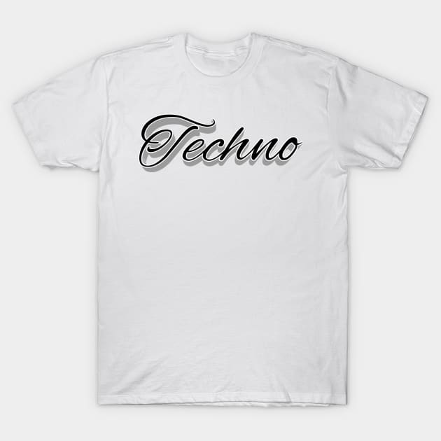 techno T-Shirt by FromBerlinGift